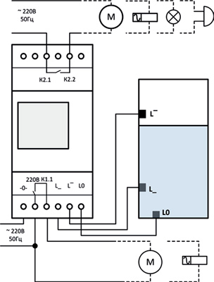 Схема подключения реле ADC-0312