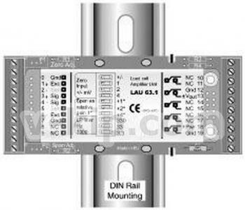 Аналоговый тензопреобразователь-усилитель LAU 63.1/73.1 фото 1